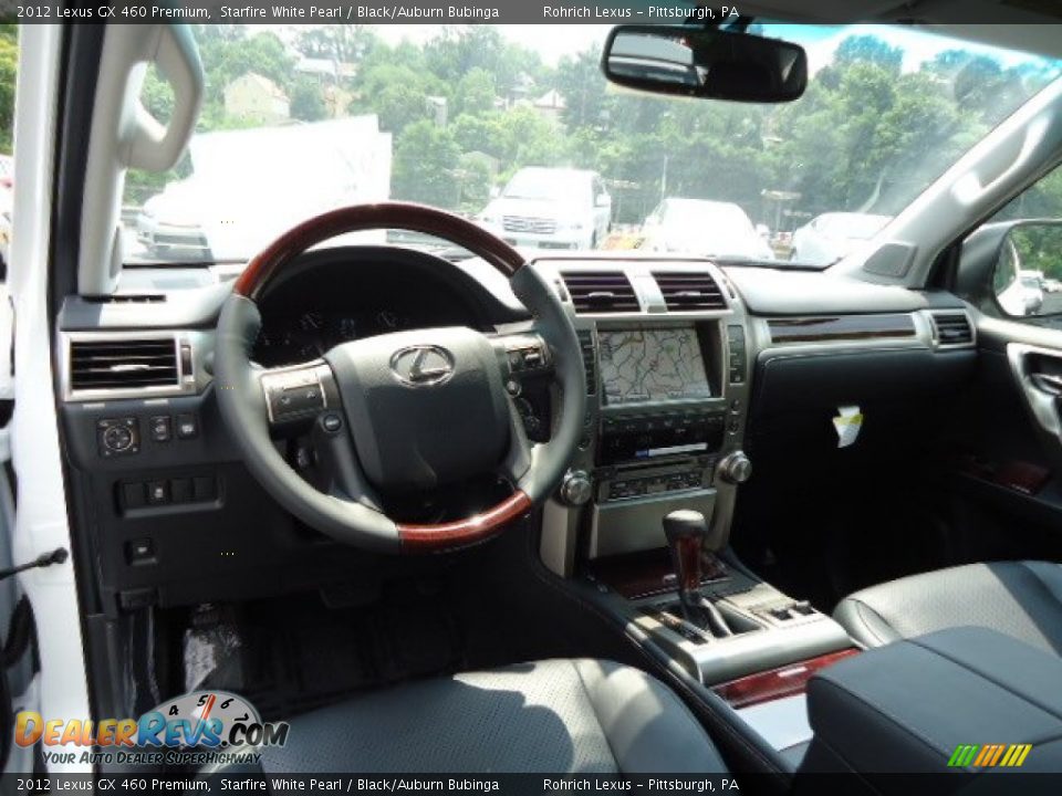 2012 Lexus GX 460 Premium Starfire White Pearl / Black/Auburn Bubinga Photo #12