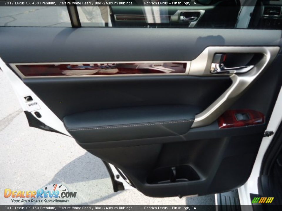 2012 Lexus GX 460 Premium Starfire White Pearl / Black/Auburn Bubinga Photo #13