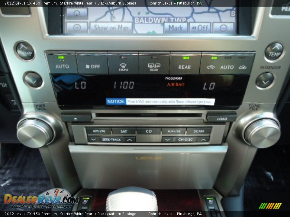 2012 Lexus GX 460 Premium Starfire White Pearl / Black/Auburn Bubinga Photo #19