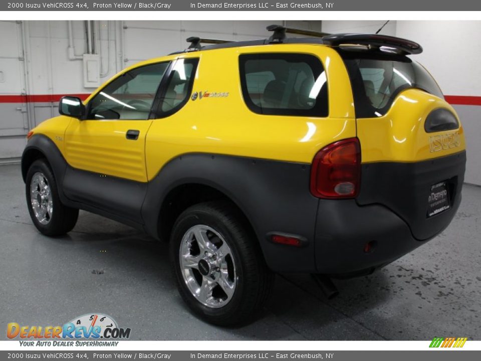 2000 Isuzu VehiCROSS 4x4 Proton Yellow / Black/Gray Photo #7