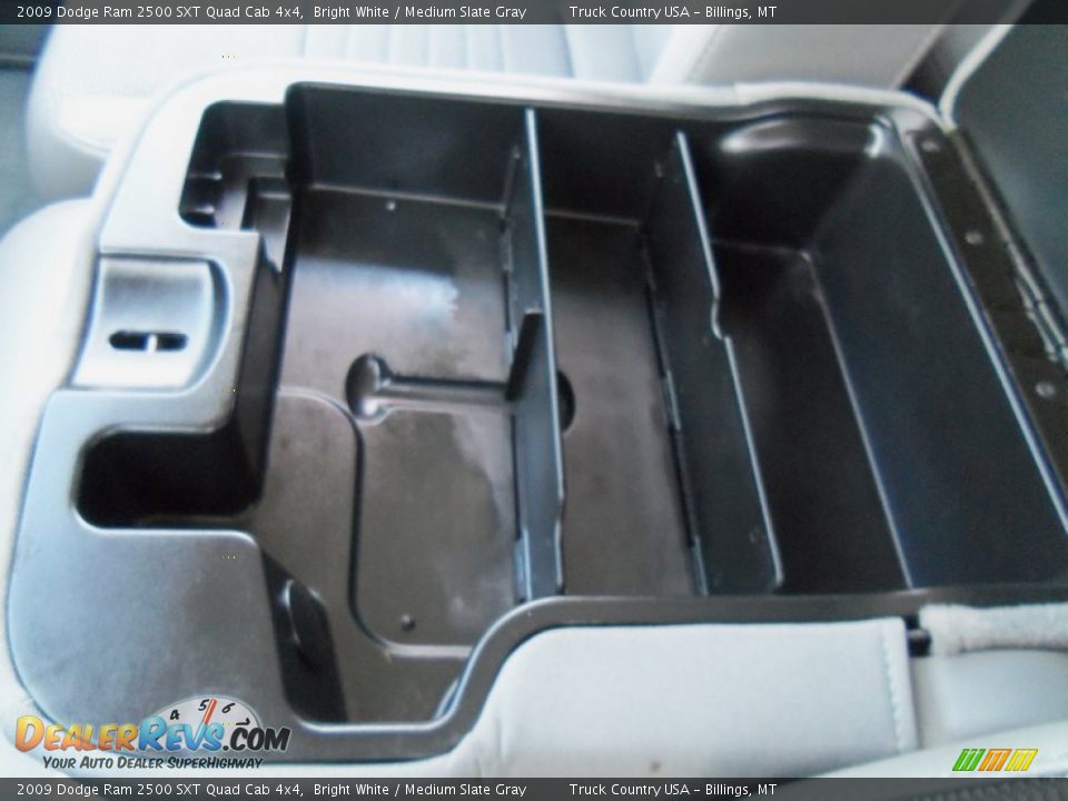 2009 Dodge Ram 2500 SXT Quad Cab 4x4 Bright White / Medium Slate Gray Photo #20