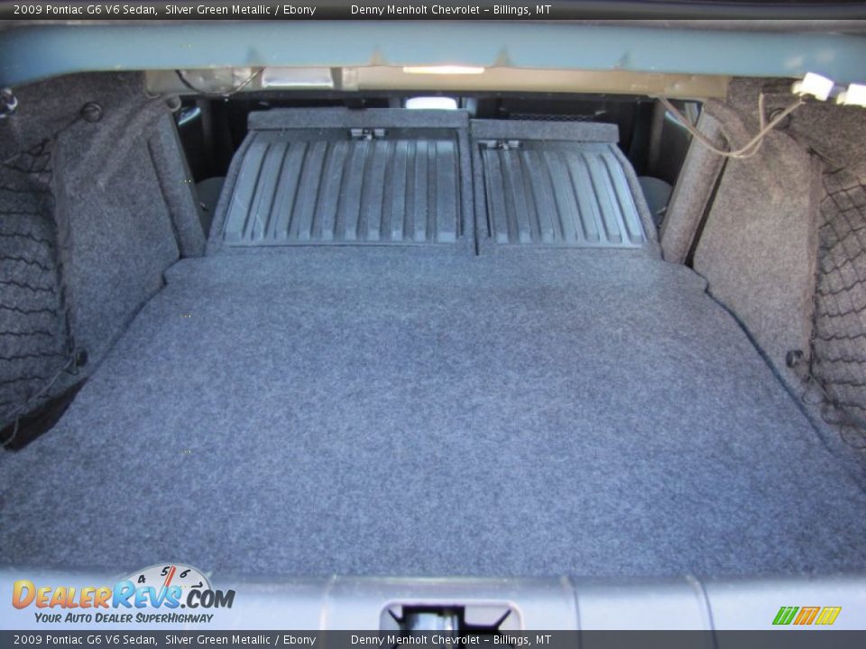 2009 Pontiac G6 V6 Sedan Silver Green Metallic / Ebony Photo #27