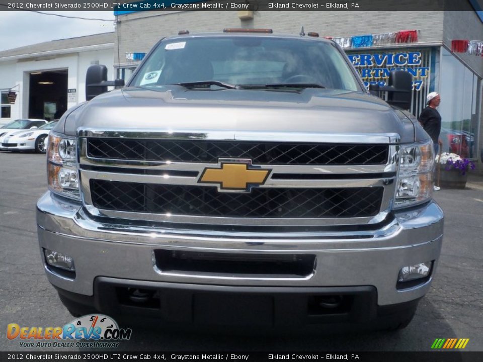 2012 Chevrolet Silverado 2500HD LTZ Crew Cab 4x4 Graystone Metallic / Ebony Photo #2