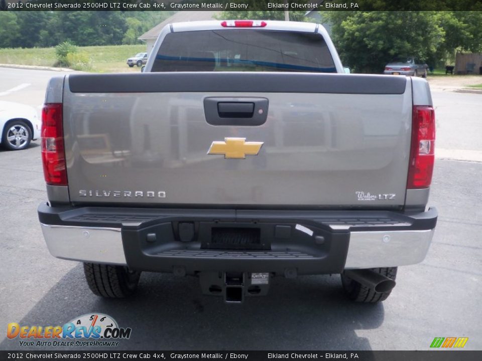 2012 Chevrolet Silverado 2500HD LTZ Crew Cab 4x4 Graystone Metallic / Ebony Photo #6