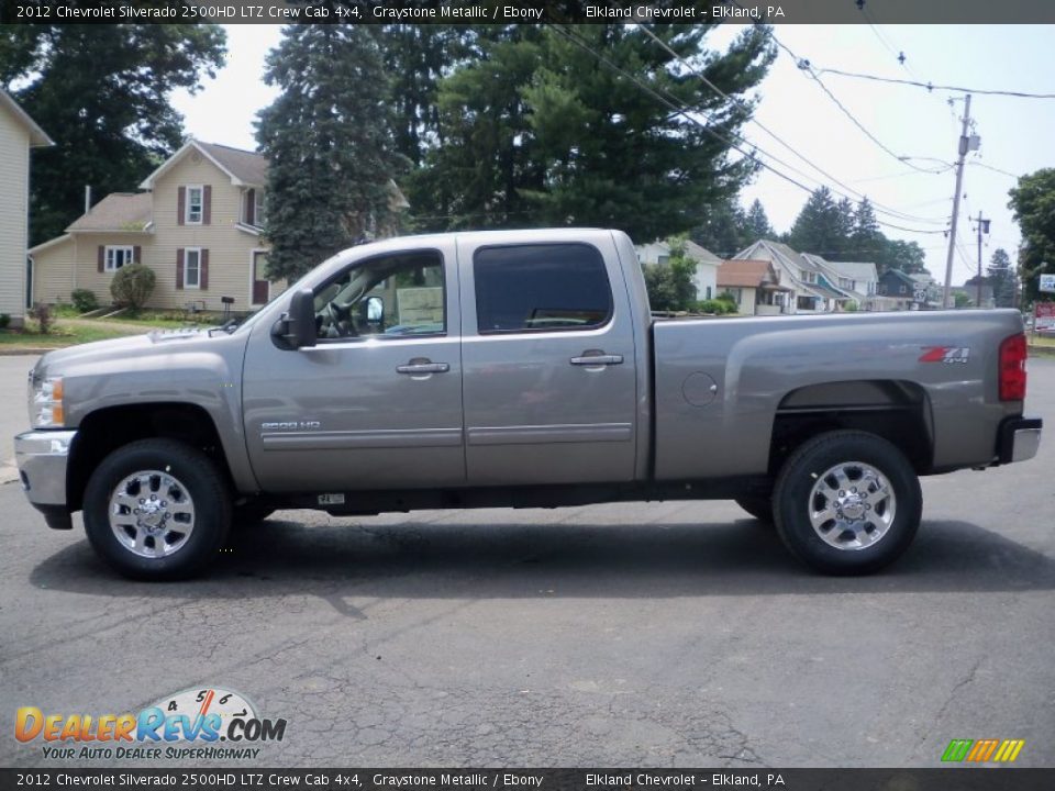 Graystone Metallic 2012 Chevrolet Silverado 2500HD LTZ Crew Cab 4x4 Photo #8