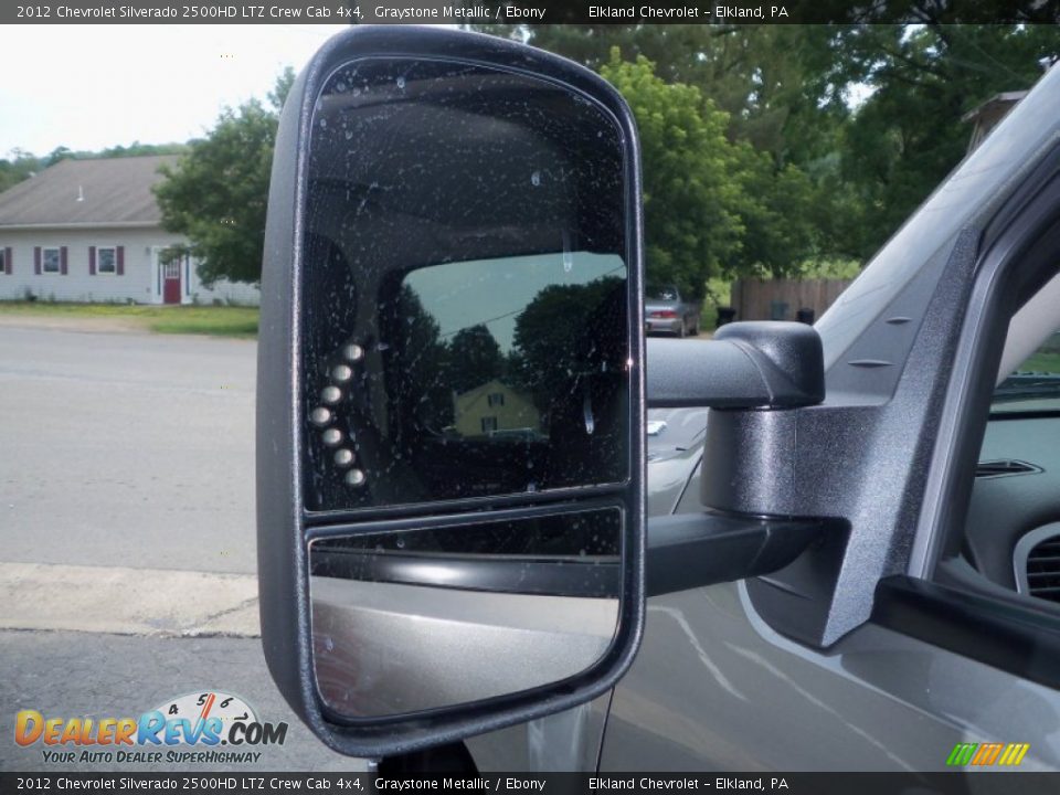 2012 Chevrolet Silverado 2500HD LTZ Crew Cab 4x4 Graystone Metallic / Ebony Photo #15