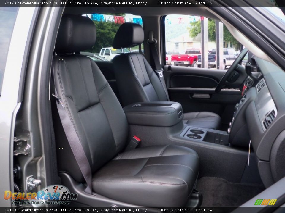 Front Seat of 2012 Chevrolet Silverado 2500HD LTZ Crew Cab 4x4 Photo #21