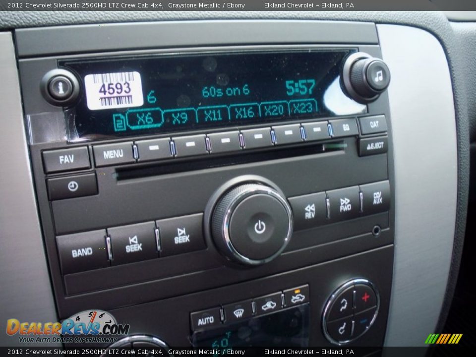 Audio System of 2012 Chevrolet Silverado 2500HD LTZ Crew Cab 4x4 Photo #31