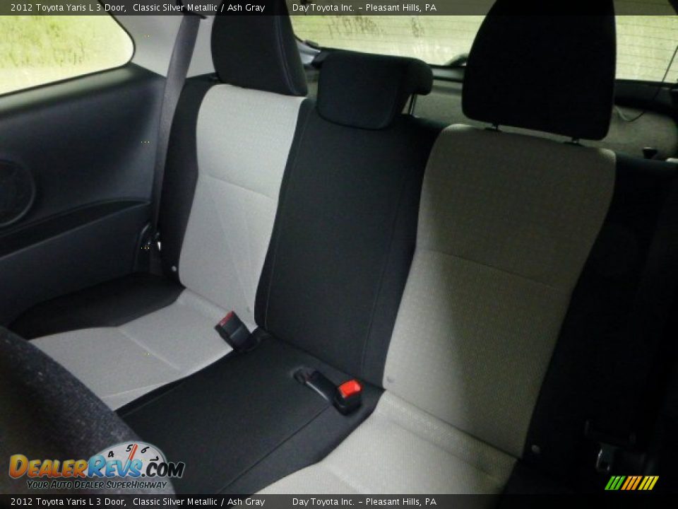 2012 Toyota Yaris L 3 Door Classic Silver Metallic / Ash Gray Photo #9