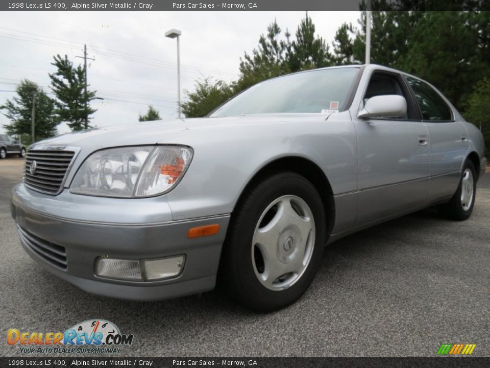 1998 Lexus LS 400 Alpine Silver Metallic / Gray Photo #1