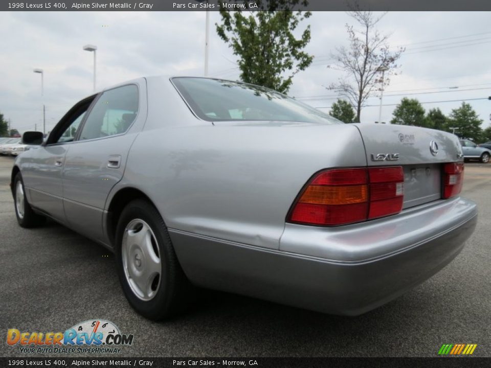 1998 Lexus LS 400 Alpine Silver Metallic / Gray Photo #2