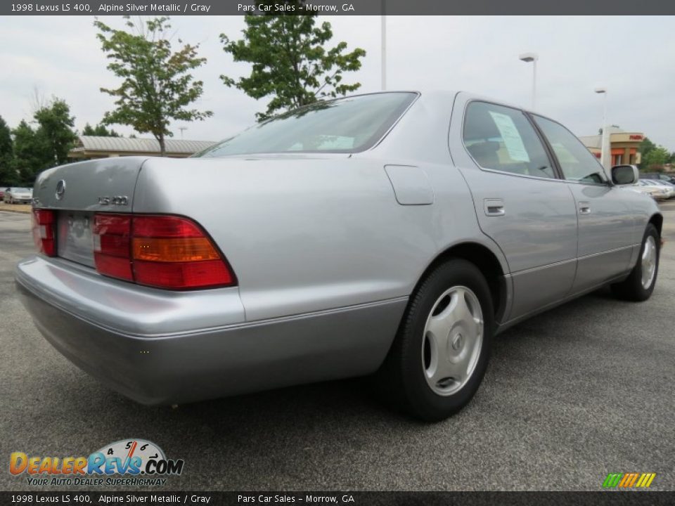 1998 Lexus LS 400 Alpine Silver Metallic / Gray Photo #3