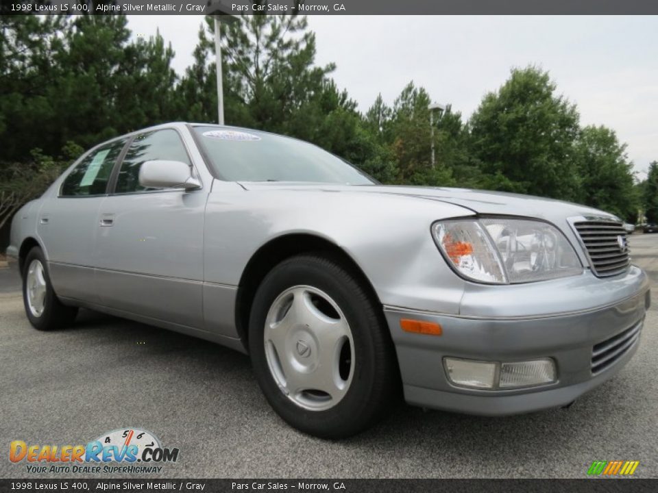1998 Lexus LS 400 Alpine Silver Metallic / Gray Photo #4
