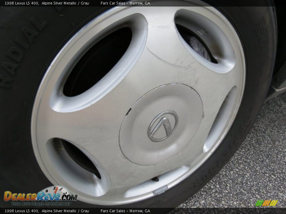 1998 Lexus LS 400 Alpine Silver Metallic / Gray Photo #5