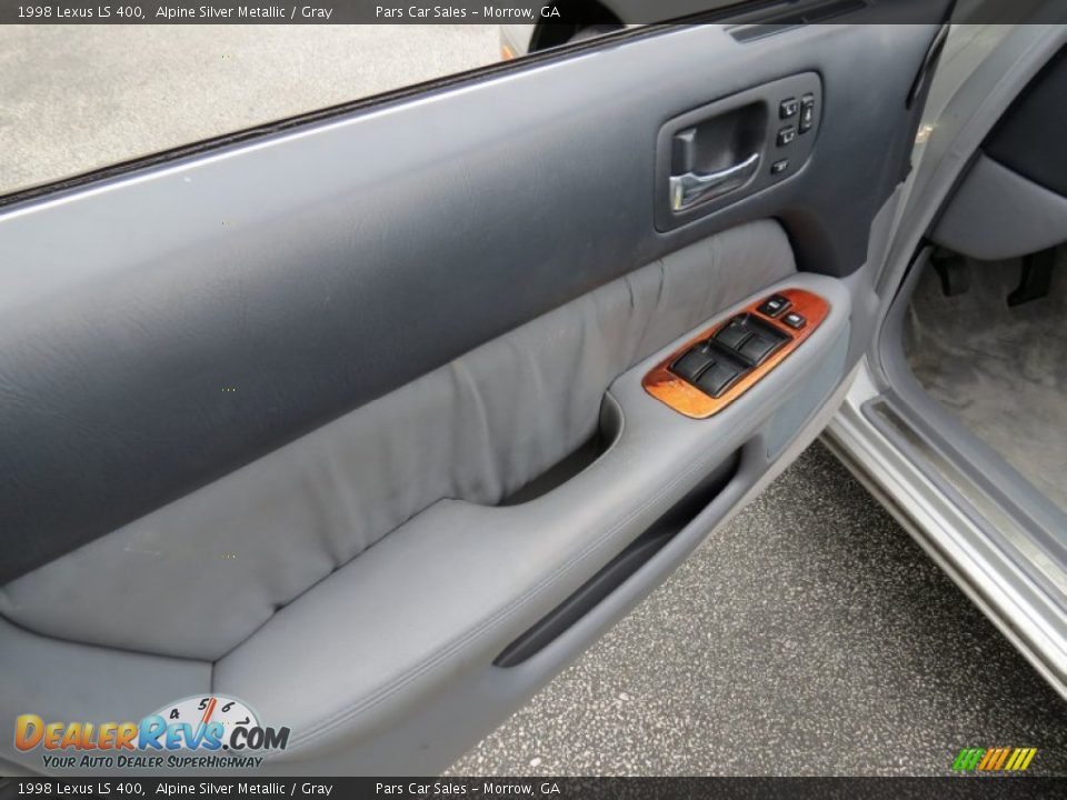 1998 Lexus LS 400 Alpine Silver Metallic / Gray Photo #7