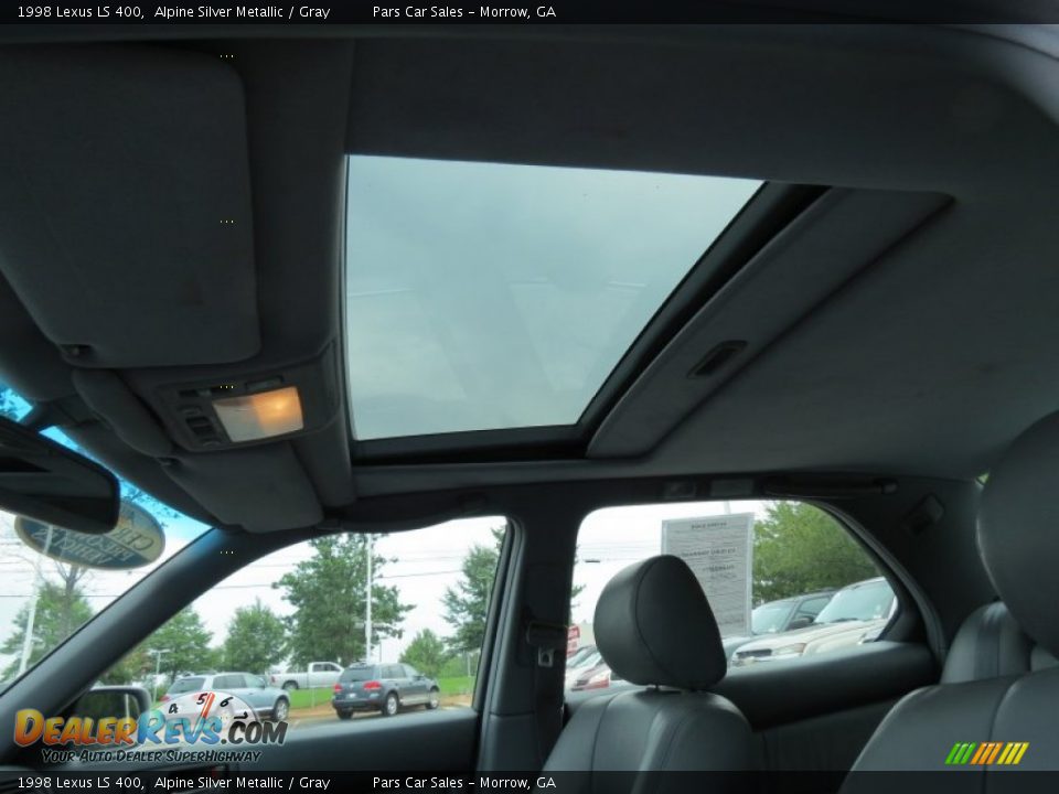 1998 Lexus LS 400 Alpine Silver Metallic / Gray Photo #8