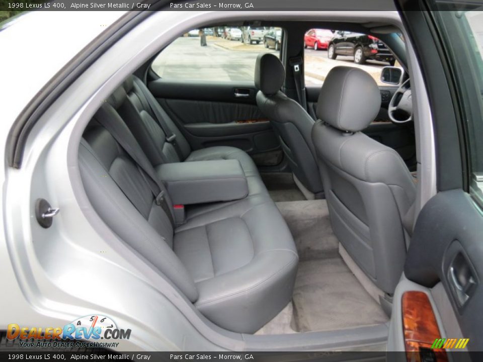 1998 Lexus LS 400 Alpine Silver Metallic / Gray Photo #10