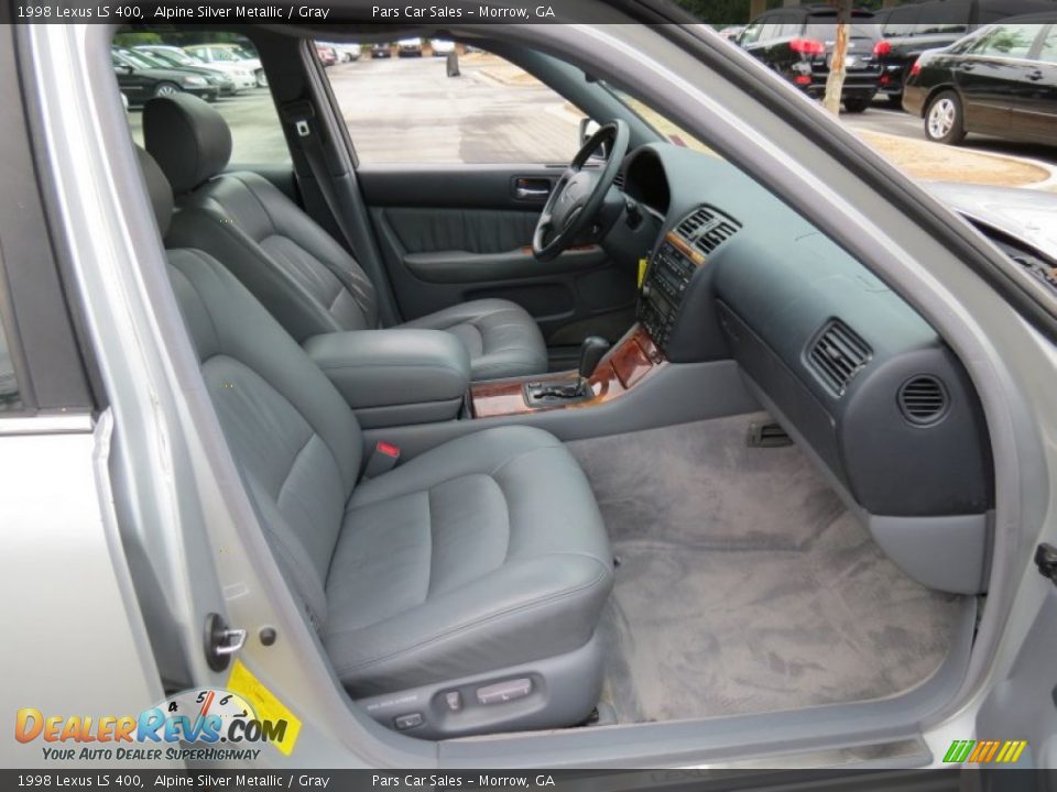 1998 Lexus LS 400 Alpine Silver Metallic / Gray Photo #11