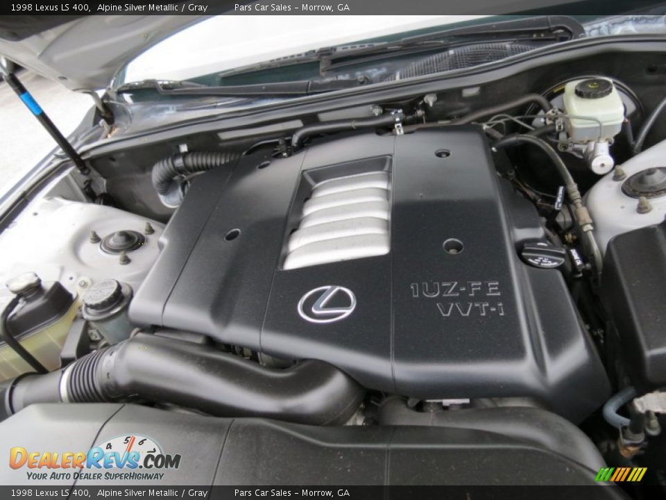 1998 Lexus LS 400 Alpine Silver Metallic / Gray Photo #14