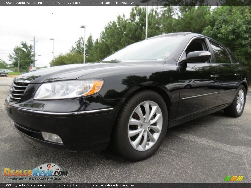 2008 Hyundai Azera Limited Ebony Black / Black Photo #1
