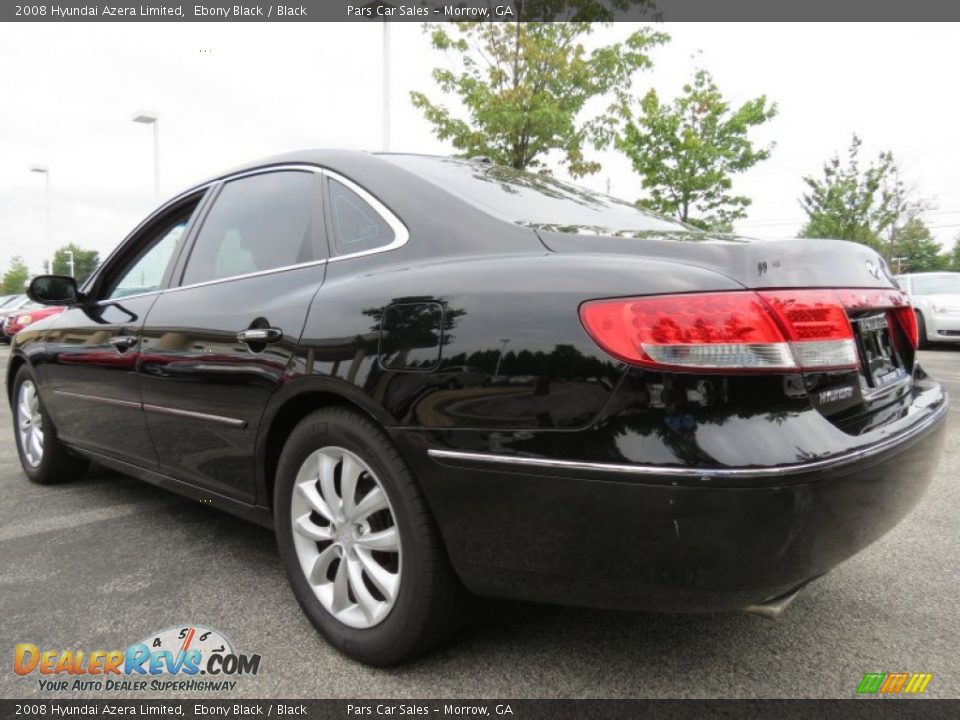 2008 Hyundai Azera Limited Ebony Black / Black Photo #2