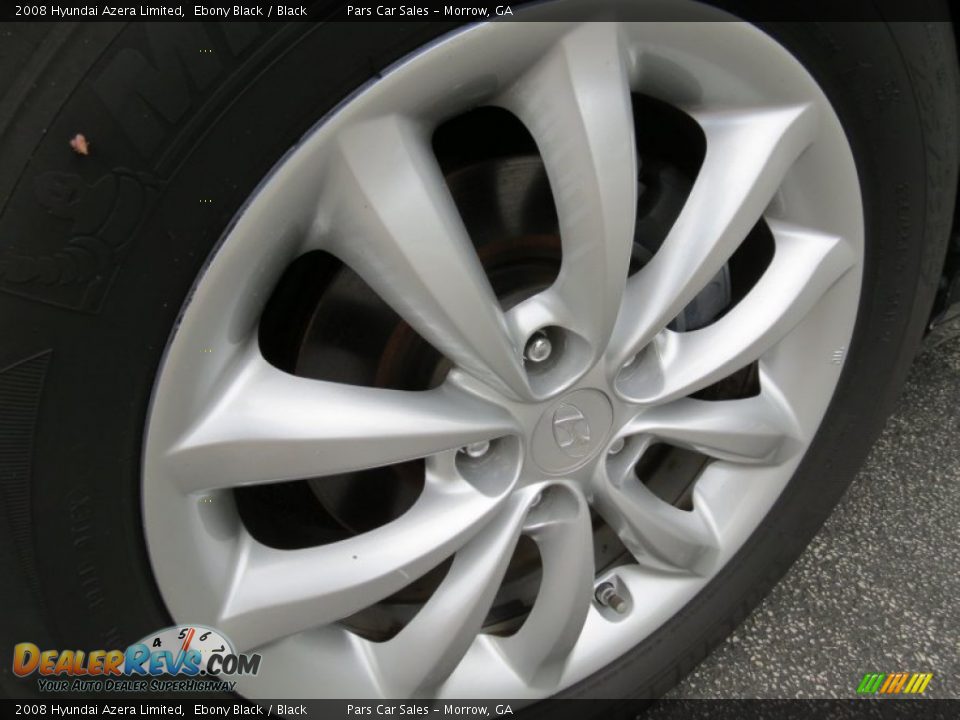 2008 Hyundai Azera Limited Ebony Black / Black Photo #5