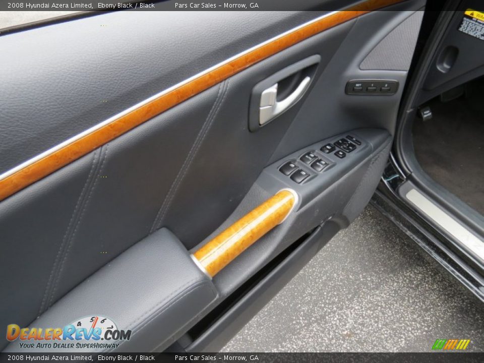 2008 Hyundai Azera Limited Ebony Black / Black Photo #7