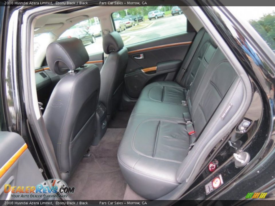2008 Hyundai Azera Limited Ebony Black / Black Photo #9