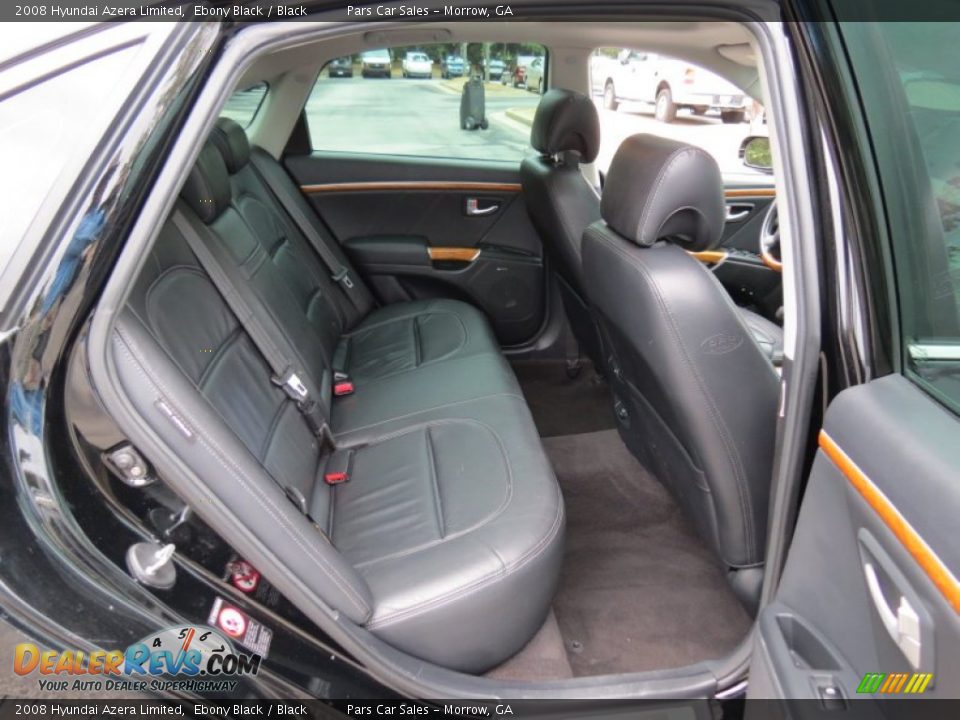 2008 Hyundai Azera Limited Ebony Black / Black Photo #10