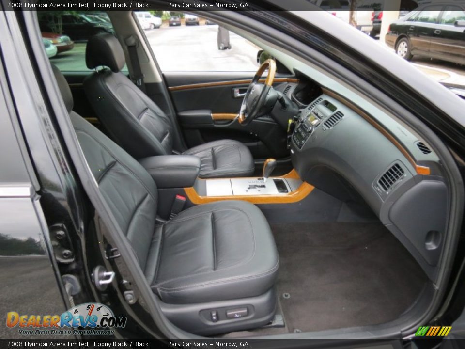 2008 Hyundai Azera Limited Ebony Black / Black Photo #11