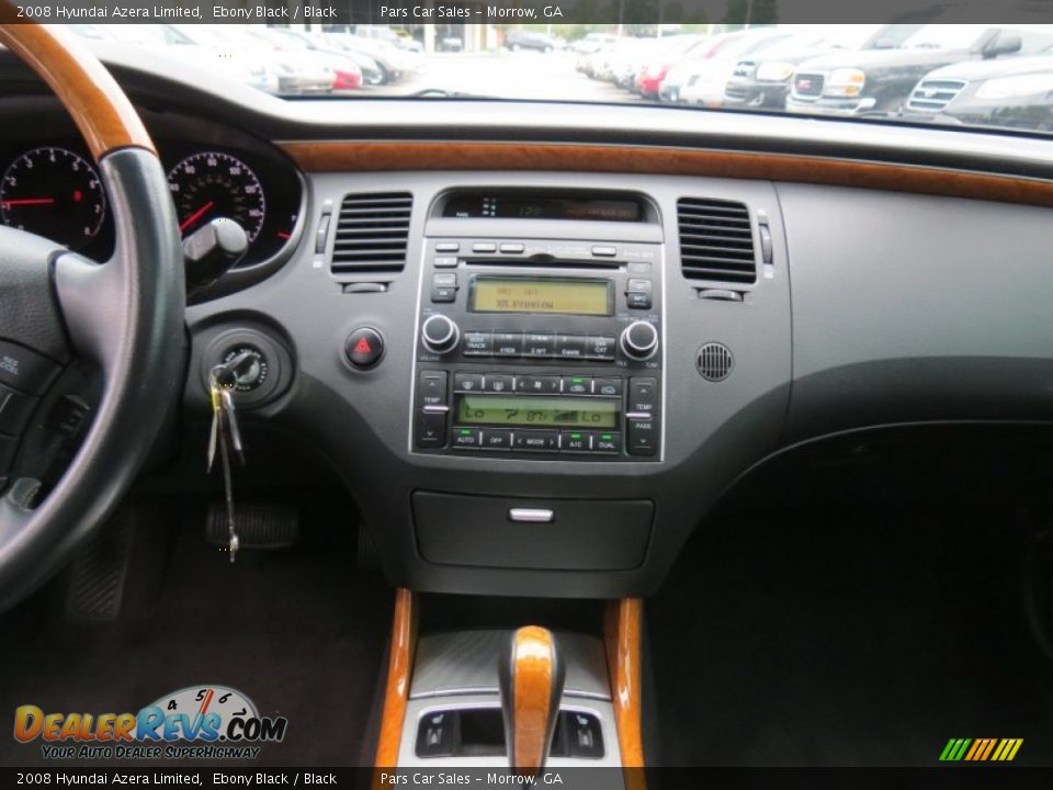 2008 Hyundai Azera Limited Ebony Black / Black Photo #12