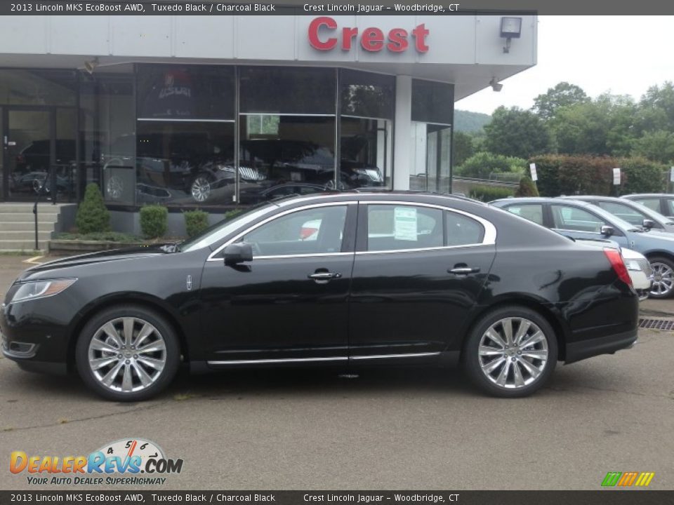 2013 Lincoln MKS EcoBoost AWD Tuxedo Black / Charcoal Black Photo #1