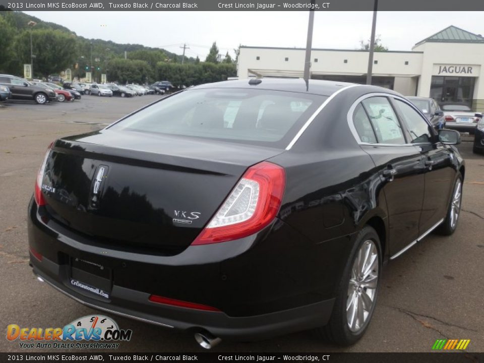 2013 Lincoln MKS EcoBoost AWD Tuxedo Black / Charcoal Black Photo #5