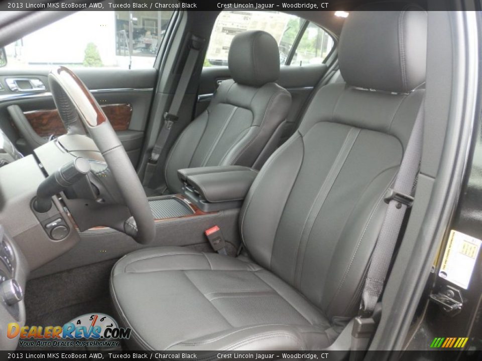 Charcoal Black Interior - 2013 Lincoln MKS EcoBoost AWD Photo #9