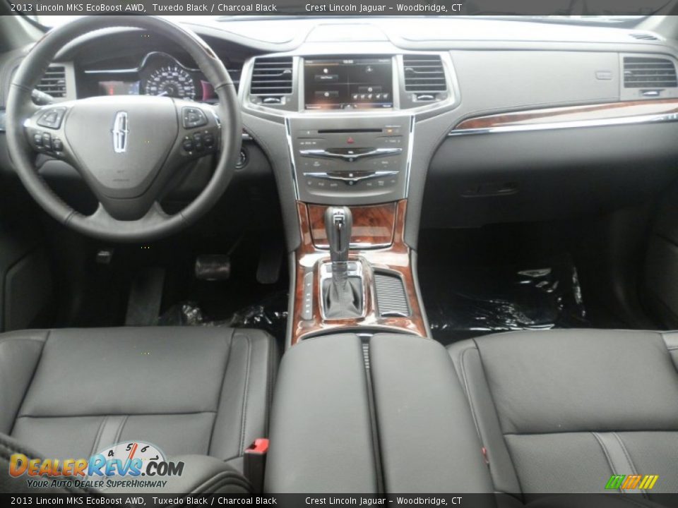 Dashboard of 2013 Lincoln MKS EcoBoost AWD Photo #11