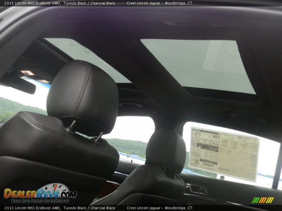 Sunroof of 2013 Lincoln MKS EcoBoost AWD Photo #12