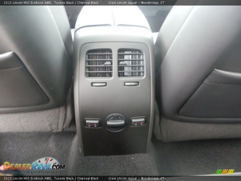 2013 Lincoln MKS EcoBoost AWD Tuxedo Black / Charcoal Black Photo #16