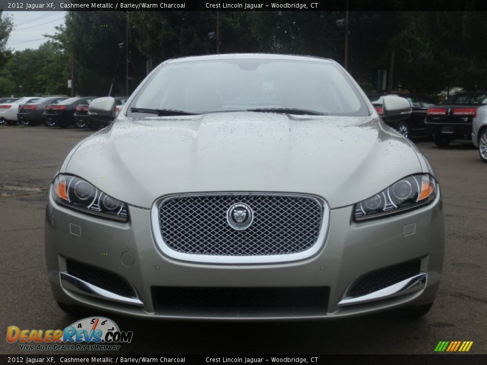 2012 Jaguar XF Cashmere Metallic / Barley/Warm Charcoal Photo #3
