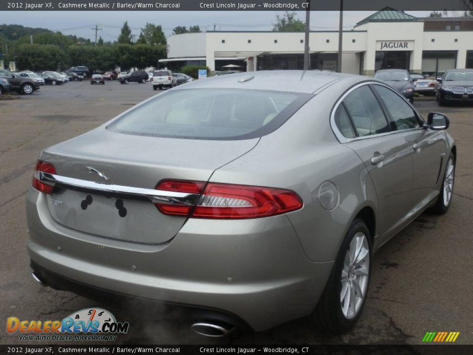 2012 Jaguar XF Cashmere Metallic / Barley/Warm Charcoal Photo #5