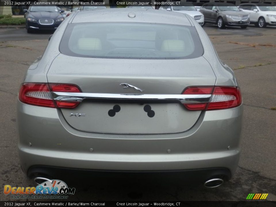 2012 Jaguar XF Cashmere Metallic / Barley/Warm Charcoal Photo #6