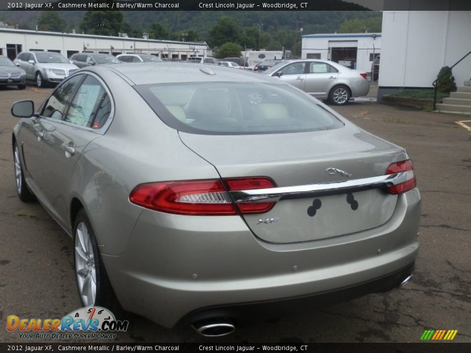 2012 Jaguar XF Cashmere Metallic / Barley/Warm Charcoal Photo #7