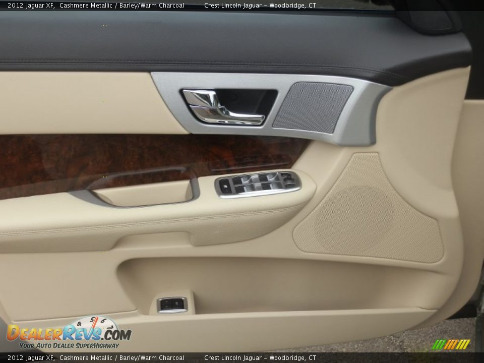 2012 Jaguar XF Cashmere Metallic / Barley/Warm Charcoal Photo #13
