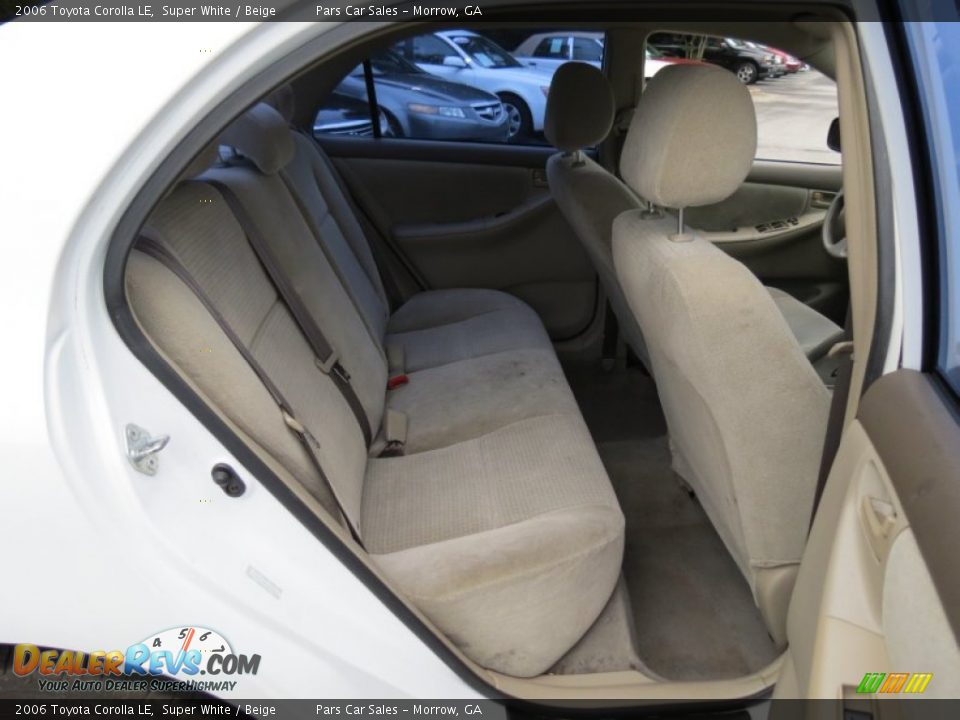 2006 Toyota Corolla LE Super White / Beige Photo #9