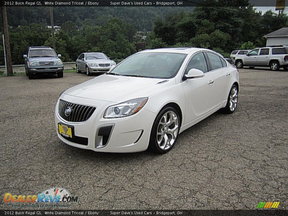 2012 Buick Regal GS White Diamond Tricoat / Ebony Photo #2