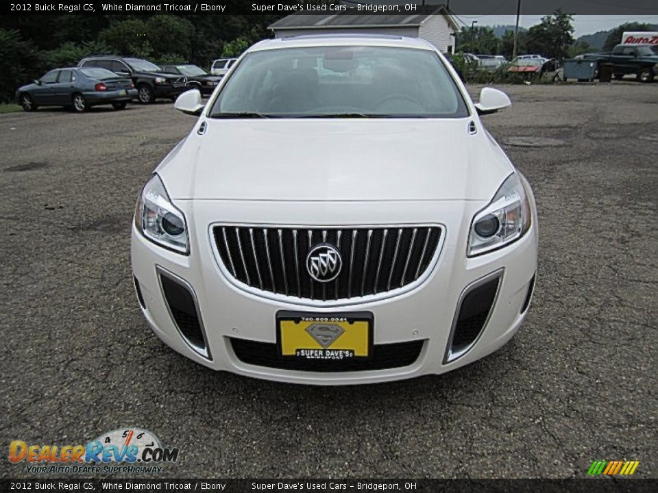 2012 Buick Regal GS White Diamond Tricoat / Ebony Photo #3