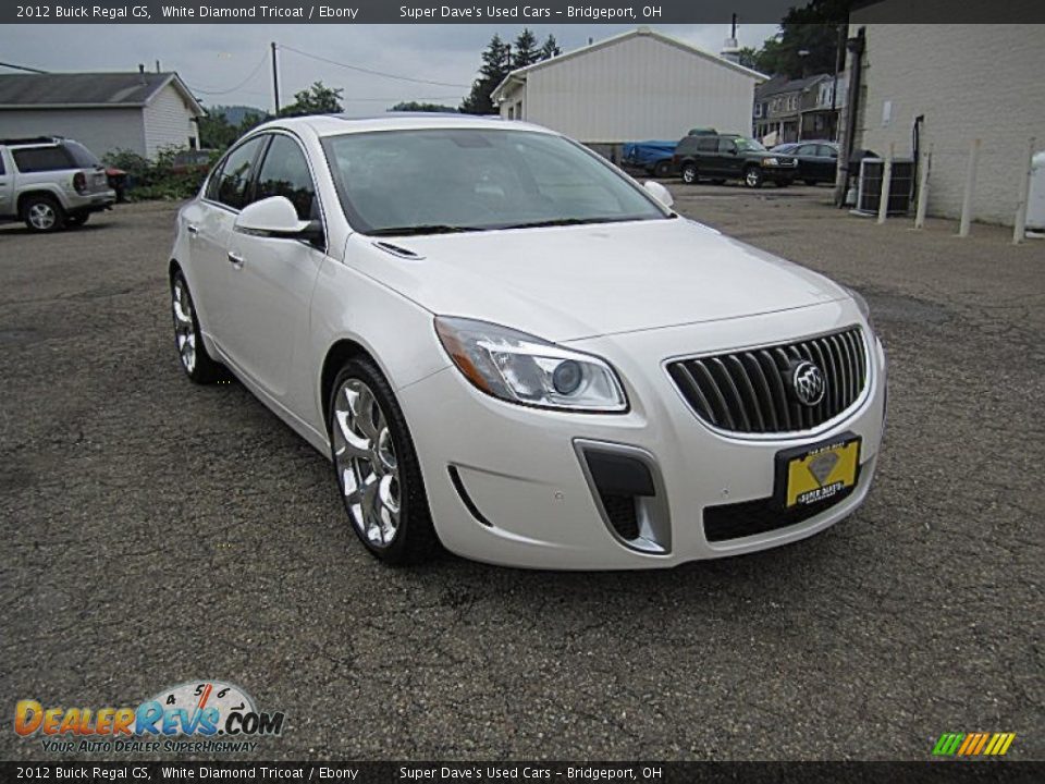 2012 Buick Regal GS White Diamond Tricoat / Ebony Photo #4