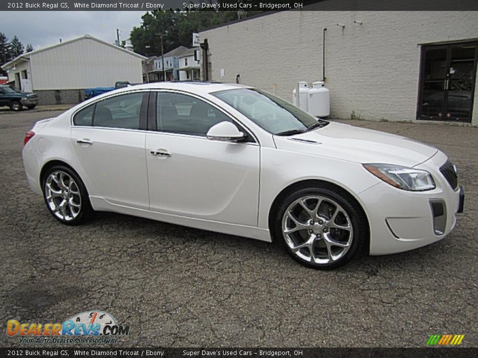 2012 Buick Regal GS White Diamond Tricoat / Ebony Photo #5