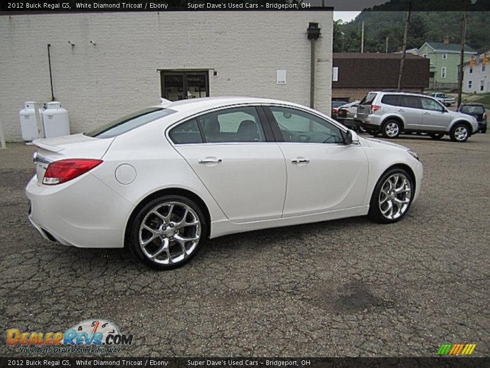 2012 Buick Regal GS White Diamond Tricoat / Ebony Photo #7