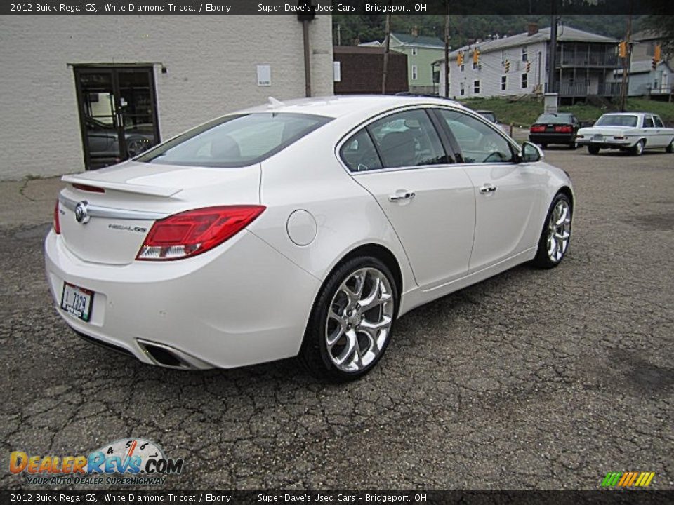 2012 Buick Regal GS White Diamond Tricoat / Ebony Photo #8