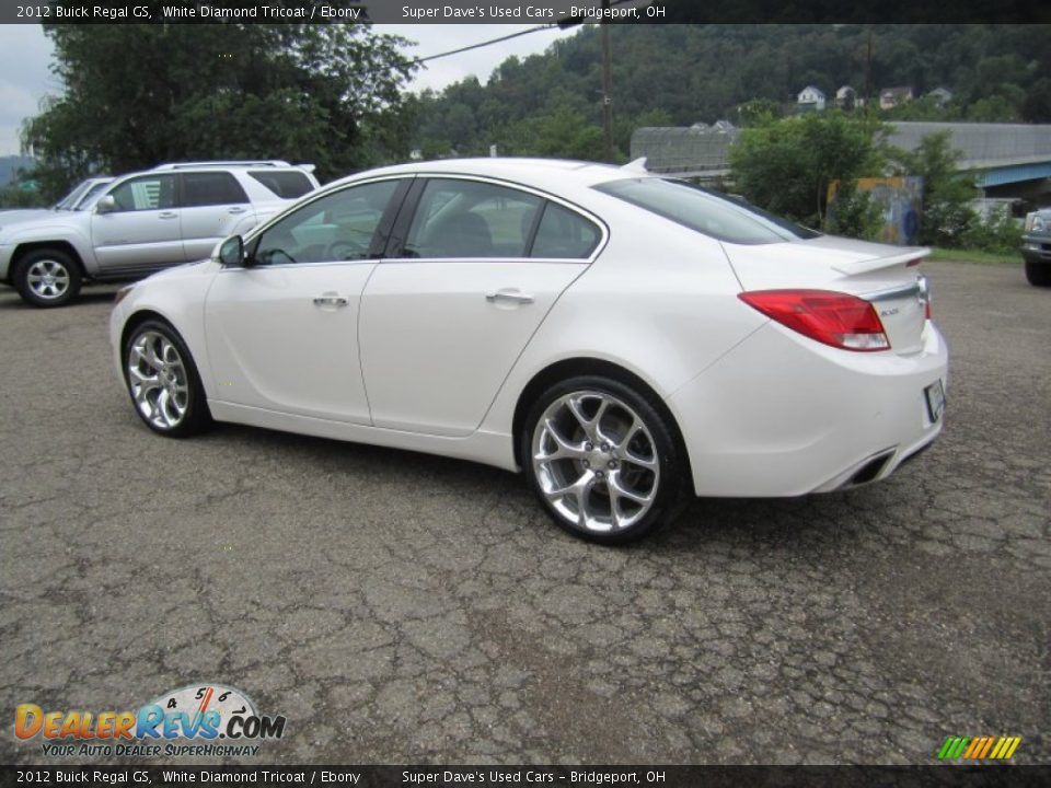 2012 Buick Regal GS White Diamond Tricoat / Ebony Photo #12